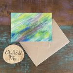 Watercolours in the Rain A5 Card